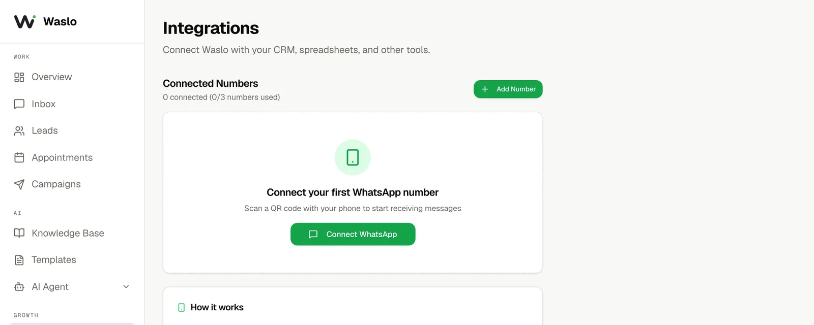 Step 1 — Connect WhatsApp